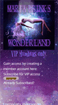 Mobile Screenshot of mariabrinkswonderland.com